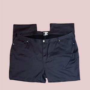 Catherine’s EUC Sateen Stretch Pants Dark Gray size 30W